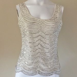 Marina by Marina Bresler Vintage Sequin Top